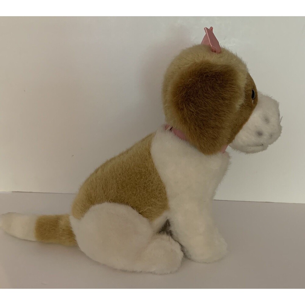 Dakin Beethoven's 2nd Missy St. Bernard Plush Pink Bow Collar 12" Vintage - Picture 9 of 14